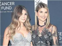  ?? DAVE BEDROSIAN FUTURE-IMAGE/TRIBUNE NEWS SERVICE ?? Actress Lori Loughlin, right, with daughter Olivia Jade Giannulli, faces charges in the college admissions bribery scam.