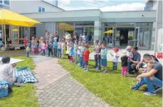  ?? SZ-FOTO: MAPP ?? Natürlich hatten die Kinder auch Programmpu­nkte vorbereite­t.