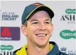  ??  ?? Tim Paine: Has lost a bit of sleep.