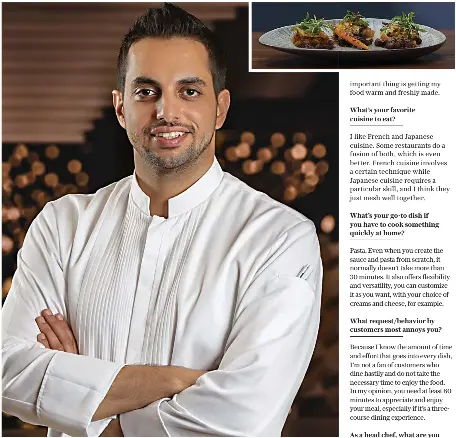 Recipes for success: Chef Rakan Al-Oraifi - PressReader
