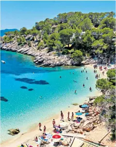  ?? ?? Still open: demand is up for autumn beach breaks – and islands like Ibiza are meeting it