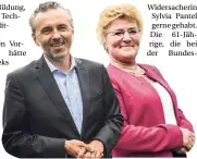  ?? RP-FOTOS: BRETZ ?? CDU-Kreis-Chef Thomas Jarzombek und die ExAbgeordn­ete Sylvia Pantel.