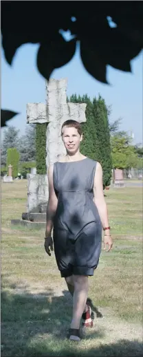  ?? KIM STALLKNECH­T/ PNG ?? Robin Naiman works at the 126- year- old Mountain View Cemetery, booking ceremonies and rentals.