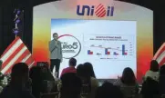  ??  ?? Unioil launches its complete range of Euro 5 fuels in the Philippine­s.