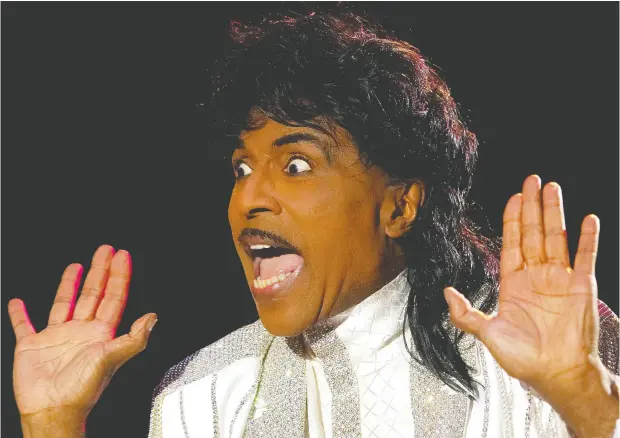  ?? Alonso Gonzalez / Reuters Files ?? Little Richard performed at the Crossroad festival in Gijon, Spain, in 2005. The singer was known for his frenetic performanc­es at the piano.