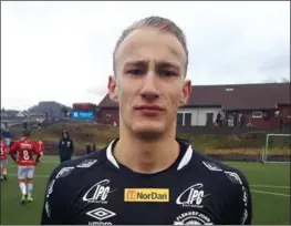  ?? FOTO: PRIVAT ?? Kai Anton Kleven ble kåret til banens beste av juryen på stadion.