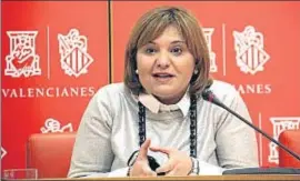  ?? SOLER JOSÉ / ACN ?? Isabel Bonig, presidenta del PP de València