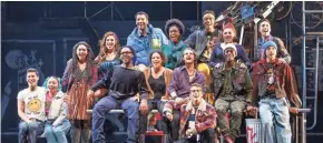  ?? CAROL ROSEGG ?? The 20th anniversar­y tour of "Rent" will visit Milwaukee for a week of performanc­es in October at the Marcus Center.