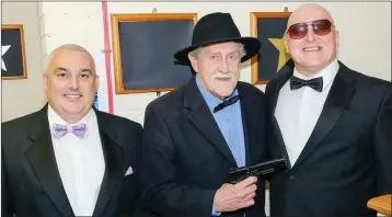  ??  ?? Martin Byrne, Walter Townson and Norman Magee from ‘The Godfather’.