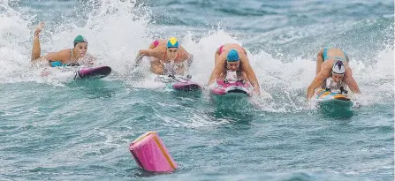  ?? Picture: JERAD WILLIAMS ?? Action from the Nutri-Grain series and Ocean6 round at Surfers Paradise last season.