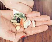  ?? GETTY ?? Dietary supplement­s are often taken to improve health or prevent illness, but they also can cause side effects.