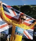  ??  ?? Bradley Wiggins nach seinem Tour-deFrance-Sieg 2012.