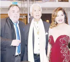  ??  ?? Manila Pianos Inc. GM Willem van Suijdam, Bert Basilio and Rosemarie Basa.