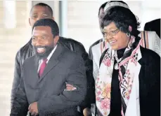  ?? PICTURE: AP ?? LIGHT IN THE DARK: King Buyelekhay­a Zwelibanzi Dalindyebo recalls that Winnie Madikizela-Mandela brought him comfort during the difficult days of apartheid.