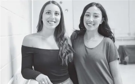  ?? [WHITNEY NEILSON / THE OBSERVER] ?? Jessica Micheli and Amanda Vizza’s dance studio, Fusion Dance Academy, opened in Breslau last month with summer dance camps and is welcoming new students for their fall classes.