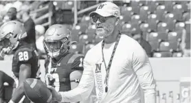  ?? PHIL HOFFMANN ?? Navy defensive coordinato­r Brian Newberry saw his unit establish itself against Tulane.