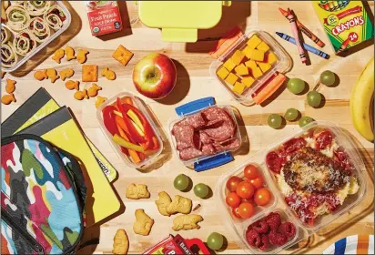  ?? Photo by Tom McCorkle for The Washington Post/Food styling by Lisa Cherkasky ?? How to send your child to school with a tasty lunch without turning your routine upside down.