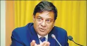  ?? MINT/FILE ?? Reserve Bank of India governor Urjit Patel