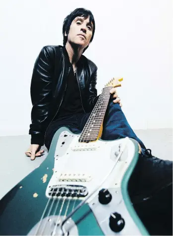  ??  ?? Legendary British musician Johnny Marr of Smiths fame has released his third solo album, Call The Comet.