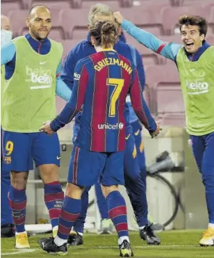  ?? // J. FERRÁNDIZ ?? Griezmann volvió a ver puerta ante el Athletic