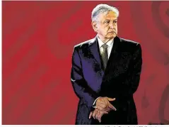  ?? Alfredo Estrella / AFP/Getty Images ?? Since Mexican President Andres Manuel Lopez Obrador took office in 2018, his administra­tion has stymied foreign growth.