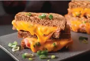  ?? ?? MELTING POINT
For the popular cheese toast, put a slice of processed cheese on toast and put it under the grill till it melts