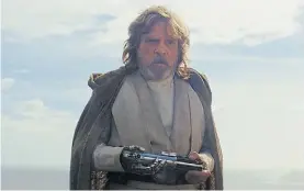  ?? DISNEY ?? Luke Skywalker. Mark Hamill, que esta vez al menos tendría texto.