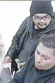  ?? Supplied ?? Police need help identifyin­g two men seen in the area where three separate fires broke out.