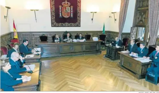  ?? MIGUEL ÁNGEL MOLINA / EFE ?? Una Sala del Tribunal Superior de Justicia de Andalucía en Granada.