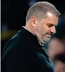  ?? ?? Under pressure: Celtic boss Ange Postecoglo­u