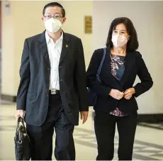  ?? — Bernama photo ?? Lim at the Kuala Lumpur Court Complex on Friday.