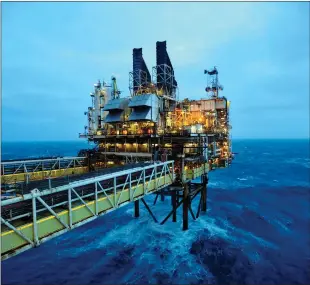  ?? Picture: PA Wire ?? „ North Sea oil and gas firms have cut production costs in recent years.