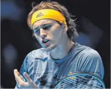  ?? FOTO: MAGO IMAGES ?? Ein Halbfinale zum Hadern: Alexander Zverev.