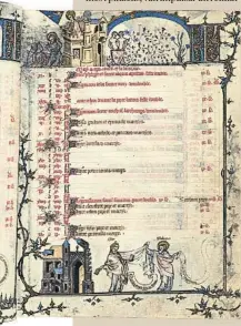 ?? ÁTICO DE LOS LIBROS ?? La imatge correspon al ‘Llibre d’hores de Joana de Navarra’, del segon quart del segle XIV, que és actualment a la Biblioteca Nacional de França, a París