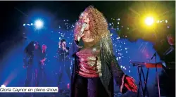  ??  ?? Gloria Gaynor en pleno show.