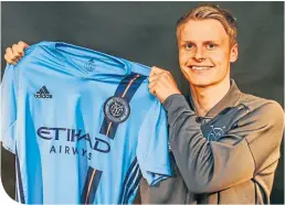  ??  ?? Gary Mackay-Steven was unveiled last week