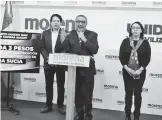  ?? DANIEL GALEANA ?? prensa de Mario Delgado y Horacio Duarte