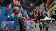  ?? Photo By Ryan Lim ?? Grendizer, a giant robot displayed at anI:mE, the Japanese festival at du forum in Yas Island. The three-day festival will conclude today. —