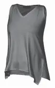  ??  ?? Sympli V-neck tank, $90.