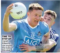  ??  ?? TIME TO STEP UP Ciaran Kilkenny can inspire the Dubs this year