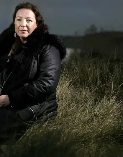  ??  ?? Marie Sullivan, pictured here on Gormanston Beach, wants to honour her daughter’s memory by making the conversati­on about suicide more open