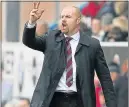  ?? Picture: GETTY IMAGES ?? FIGHT GOES ON: Burnley manager Sean Dyche