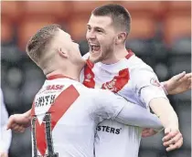  ?? ?? HAT-TRICk HeRo McGill got his first career treble for Airdrie