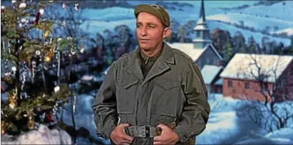  ??  ?? ‘White Christmas,’ the perennial holiday favorite starring Bing Crosby, will be broadcast Saturday on AMC.