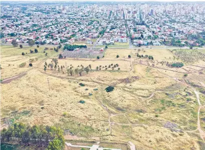  ??  ?? El actual Parque Campaña del Desierto en Bahía Blanca.