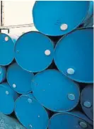  ?? /123RF/ Tanawat Pontchour ?? Barrelling on: Storage space for oil is rapidly running out as demand has slumped due to the economic effects of the coronaviru­s pandemic.