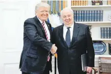  ?? Diplomat Kisljak na loňském setkání s Trumpem. FOTO REUTERS ?? Rozuměli si.