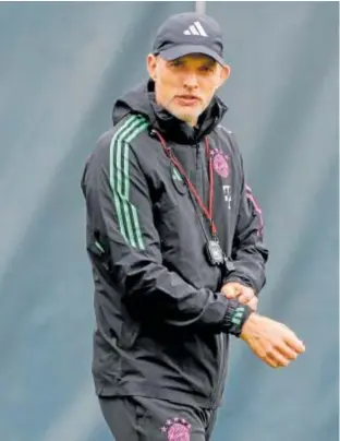  ?? // REUTERS ?? Thomas Tuchel, durante un entrenamie­nto con el Bayern