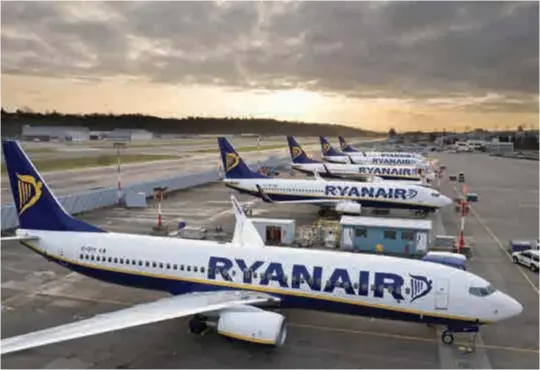  ??  ?? A Ryanair é uma companhia aérea internacio­nal de baixo custo que poderá vir a operar no Brasil a partir de agora