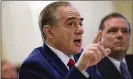  ?? AARON P. BERNSTEIN / GETTY IMAGES ?? Veterans Affairs Secretary David Shulkin may soon be out of a job.
